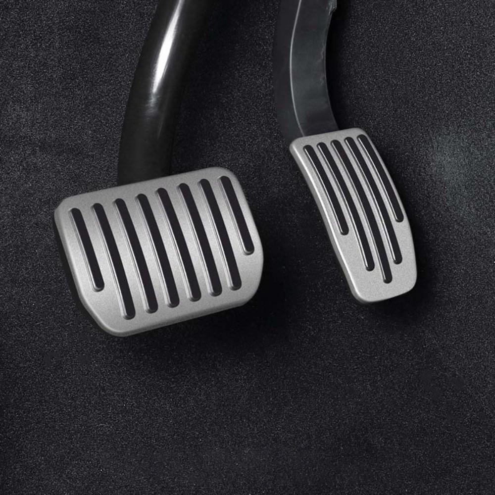 2Pcs Foot Pedal Upgrade Foot Pedal Pads Performance Aluminum Mats Accessories for Model3/Y