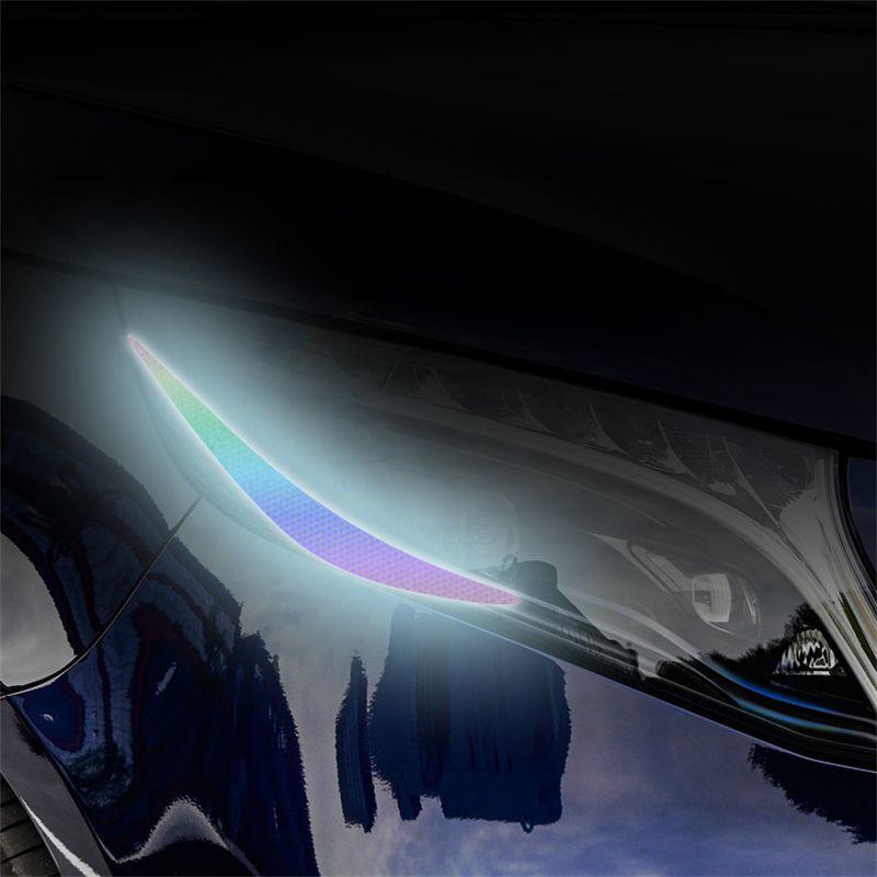 Reflective Waterproof Headlight Eyebrow Stickers - Creative Car Decoration