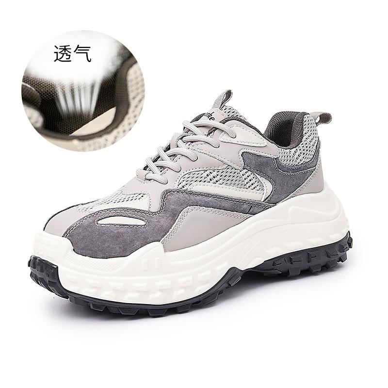 Suction film sole leather dad shoes women s autumn shoes women s thick-soled heightening sneakers women 35