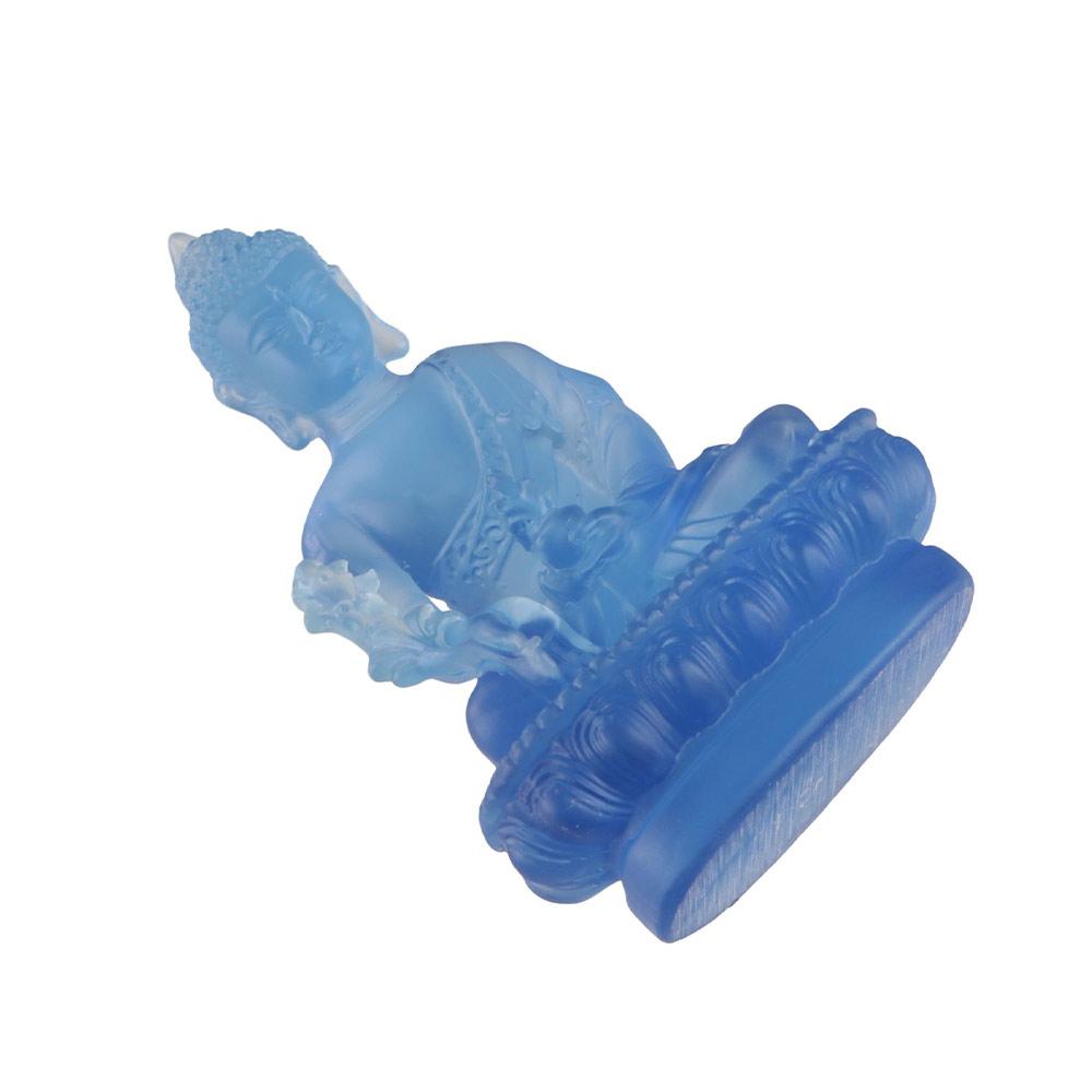 Resin Craft Medicine Buddha Statue Thai-style Pharmacist Buddhist Sculpture  Desktop