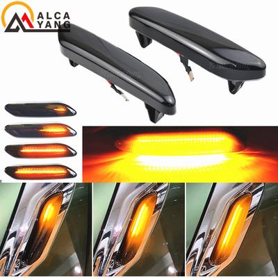 For BMW MINI COOPER R60 R61 COUNTRYMAN PACEMAN Dynamic Scroll Flashing LED Side Marker Indicator Lamp Turn Signal Fender Lights