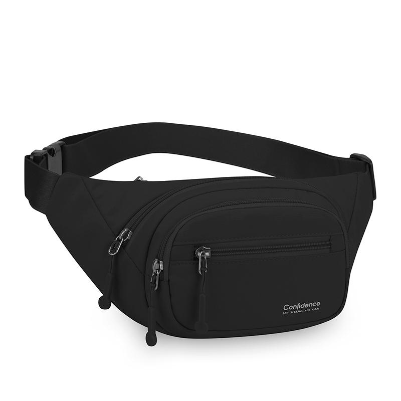 Adjustable Strap Waist Bag Multi-Pocket Design for Commuter Outdoor Sports Travel Use чёрный 990₽