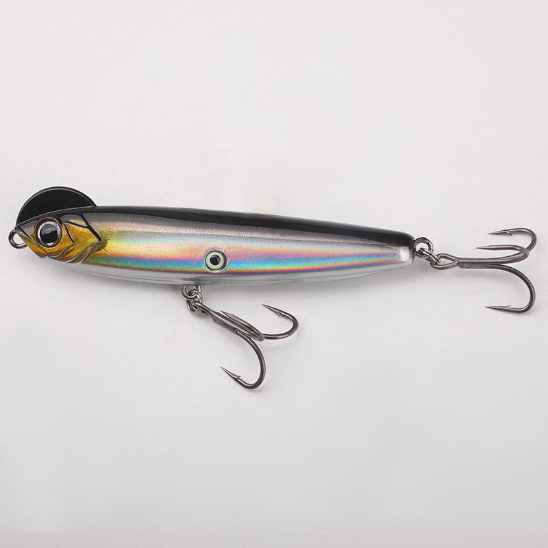 Casting Cockscomb Pencil Road Runner Fake Bait 10G/14G/18G Solid Sinking Pencil Road Runner Triple Hook Full Swimming Layer