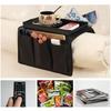 Organizer Remote Control Holder Bag On TV Sofa Corrimao Braco Resto 6 Pockets  Handrail Couch Armrest Arm Rest Storage Bags
