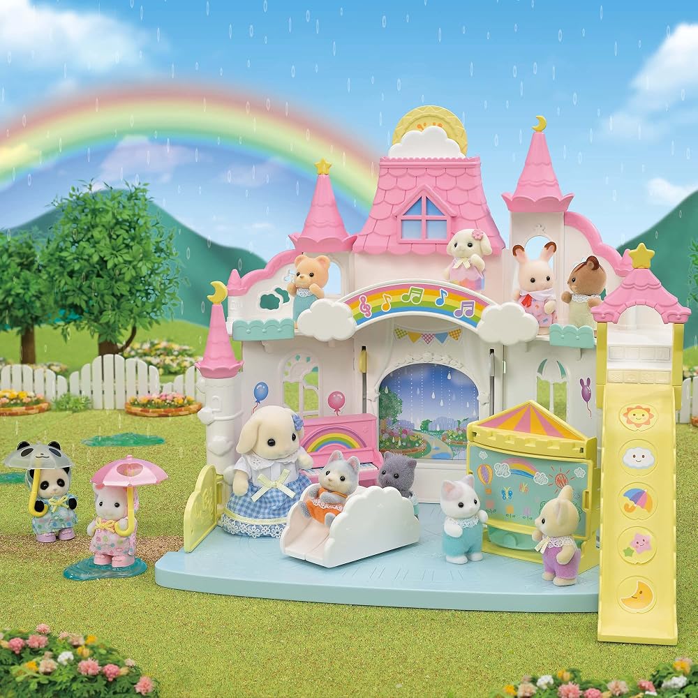 EPOCH Sylvanian Families Everyone's Sunshine Kindergarten Dollhouse Toy S-68