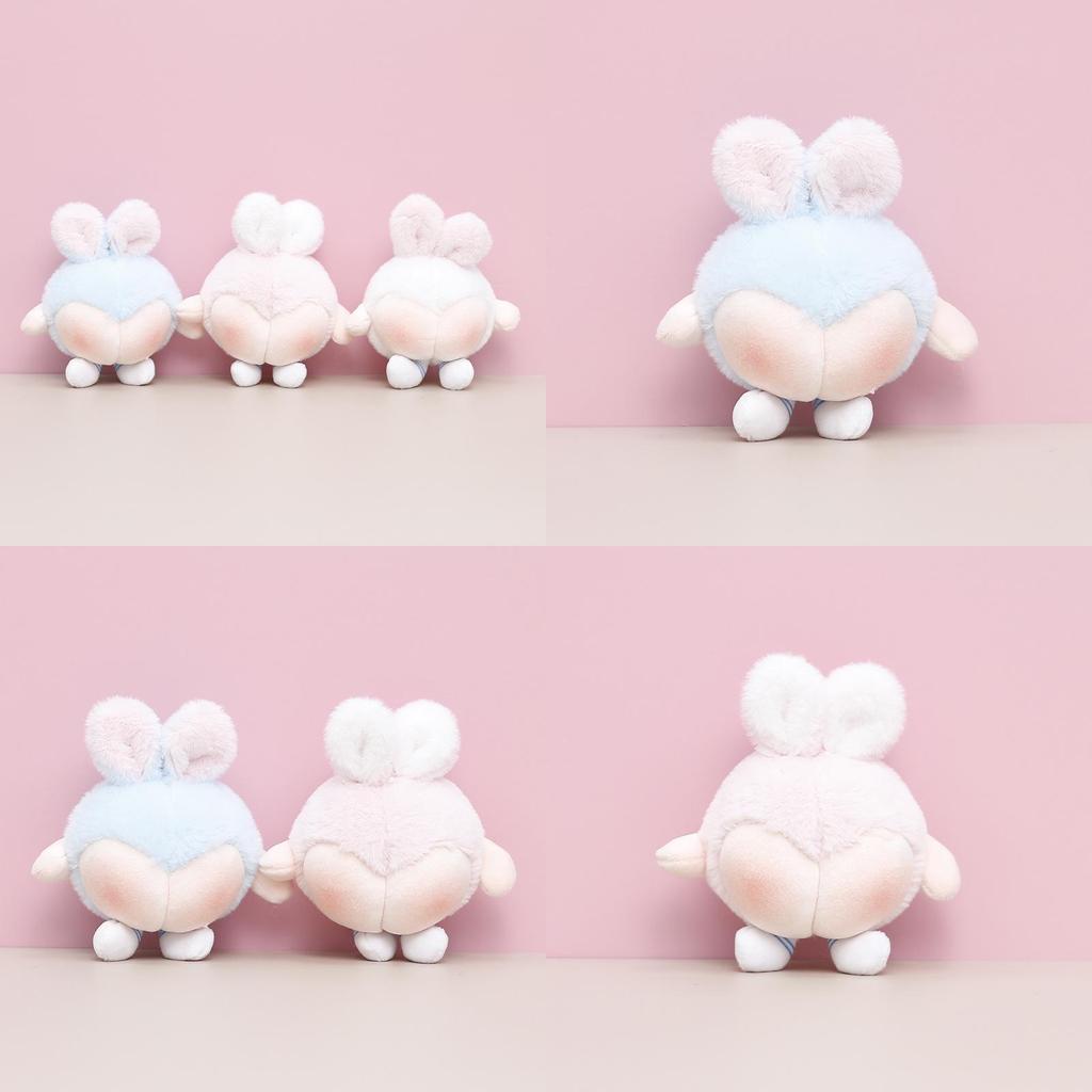 Adorable Plush Rabbit Butt Keychain Cute Stuffed Animal Doll For Wedding Gifts