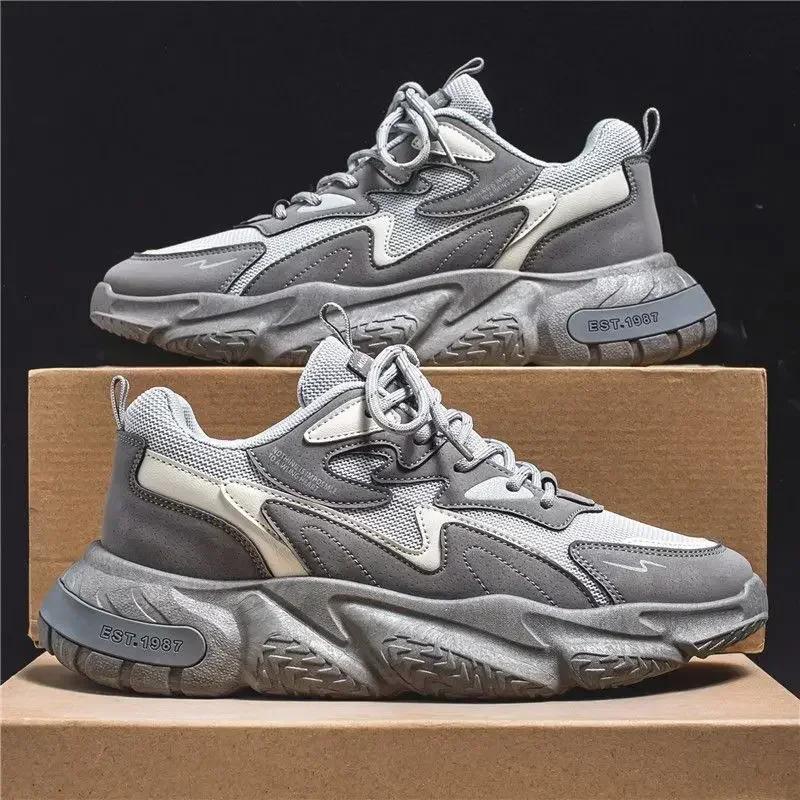 Luxury Mens Sneakers Branded Men's Casual Sneakers New Quality Shoes for Men Outdoor Fashion Platform Shoes Tenis Masculino