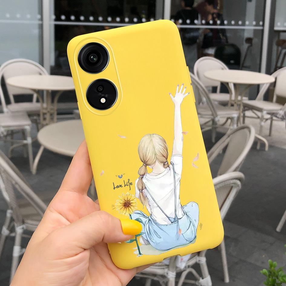 Für OPPO Reno8 T 5G Hülle Cover OPPO A78 Leopard Handyhülle Niedliche Kuh Weiche Rückseite Für OPPO Reno 8T 5G A 78 OPPOA78 A1 Pro Hülle