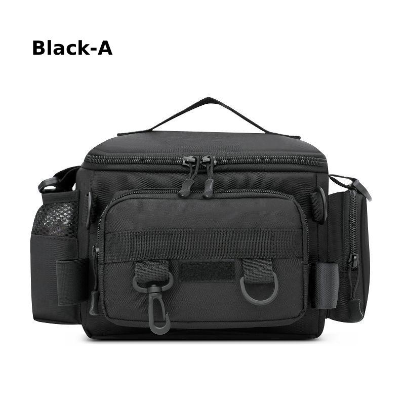 Fishing Tackle Backpack Storage Waist Bag Men Outdoor Shoulder Fishing Lure Gear Bags with Rod Pole Holder Camping Hiking Pack