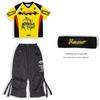 Kids' Hip Hop Street Dance Performance Outfit - Jazz Dance Fashion Show Drum Set Vest and T-shirt for Boys and Girls
