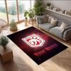 Ipswich Town Printed Crystal Velvet Rug Non‑Slip Crystal Velvet Carpet For Sofa Bedroom Indoor Home Decoration