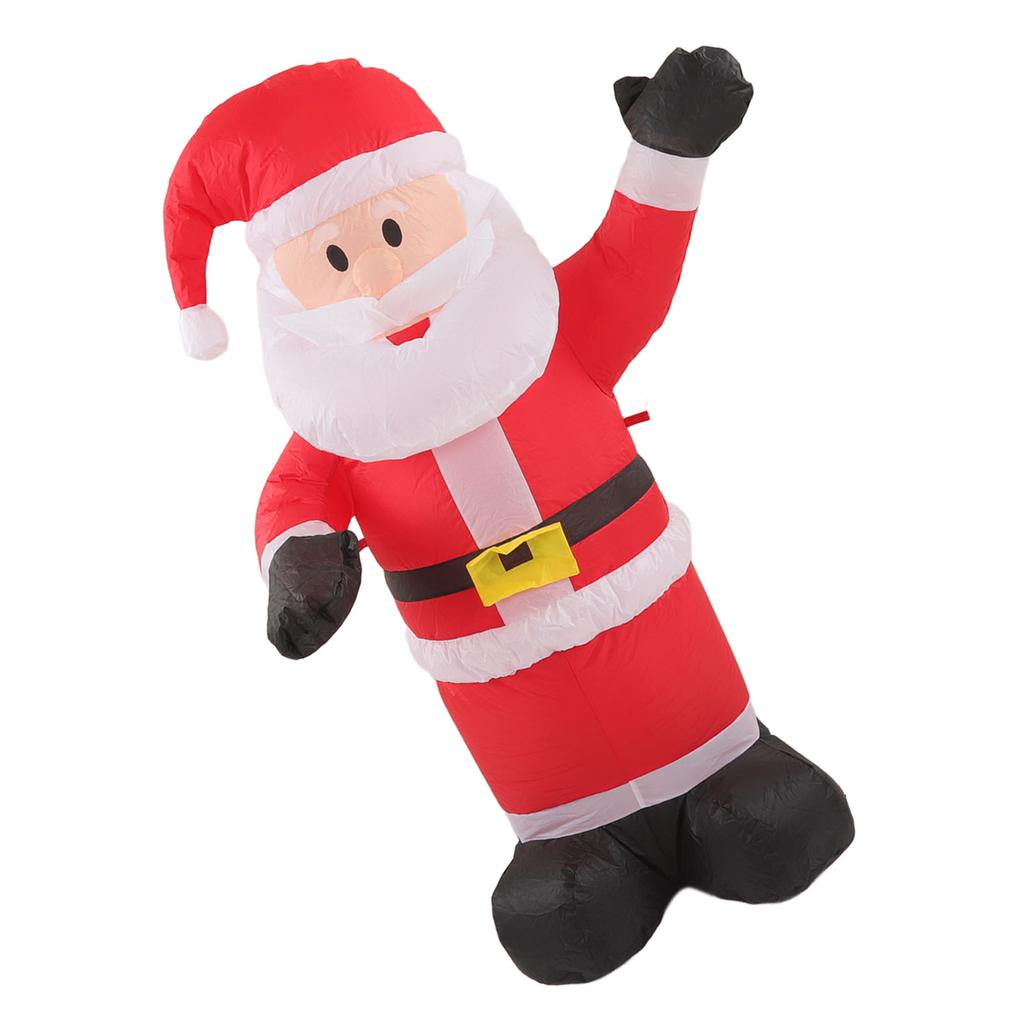Christmas Inflatable Santa Waterproof Tear Resistance Inflatable Santa Decoration with LED Lights
