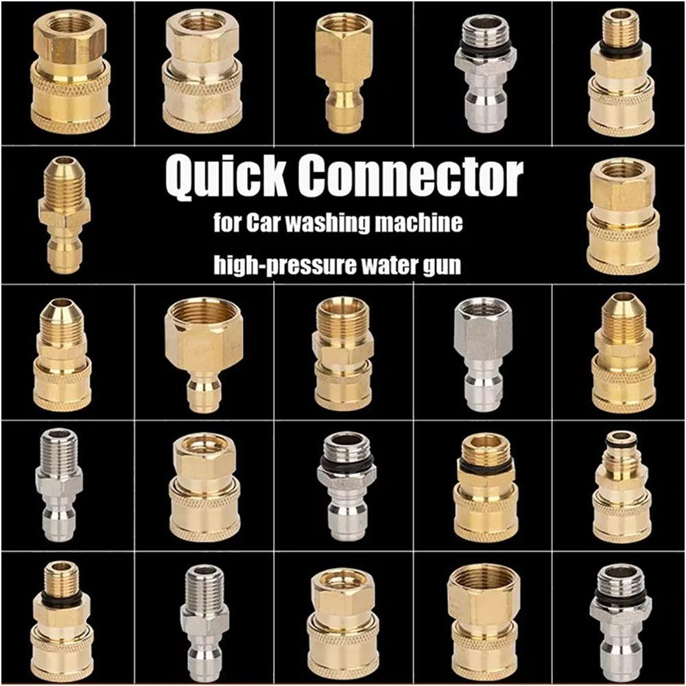 1 szt. Zestaw adapterów szybkozłącznych G1/4 do myjki wysokociśnieniowej Do węża palnika myjącego wysokociśnieniowego