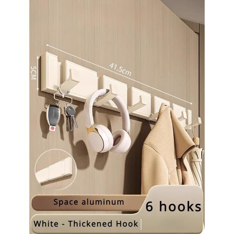 Platzsparende Haken aus Aluminium für den multifunktionalen, faltbaren Einsatz im Haushalt