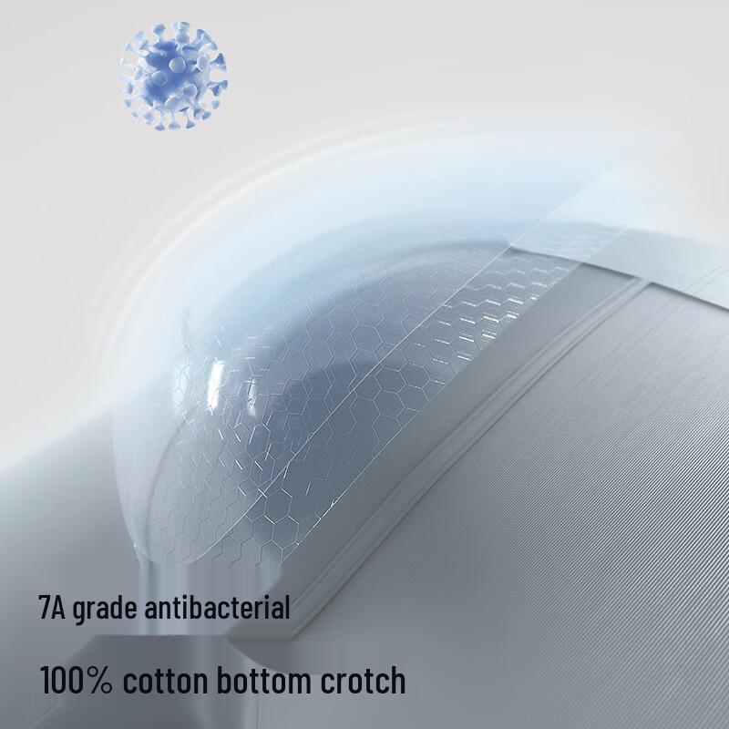 Goldlion Men's 7A Antibacterial Cotton Blend Boxer Briefs (3-Pack)