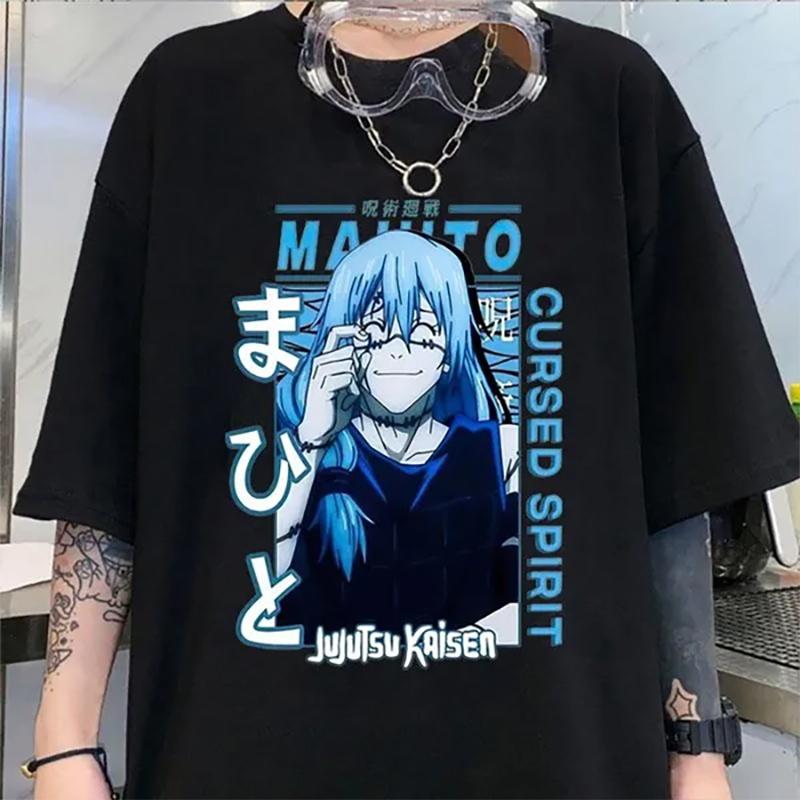 New Graphic Print T Shirt Men Women Casual Round Neck Loose Short Sleeve Fashion Anime Harajuku Tees
