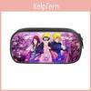 Naruto Hokage Cartoon Pencil Case With Large Capacity Nylon Stationery Storage For Students
