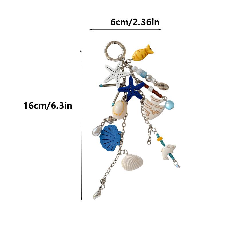 Yogodlns Starfish Sea Star Mini Backpack Hanging Handbag Pendant Bag Pendant Bags Accessories