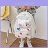 Girls Animal Print Waterproof Backpack Durable Nylon For Kindergarten School Daily Use
