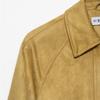 Women's Autumn Suede-Effect Slimming Bomber Jacket: Versatile European and American Style