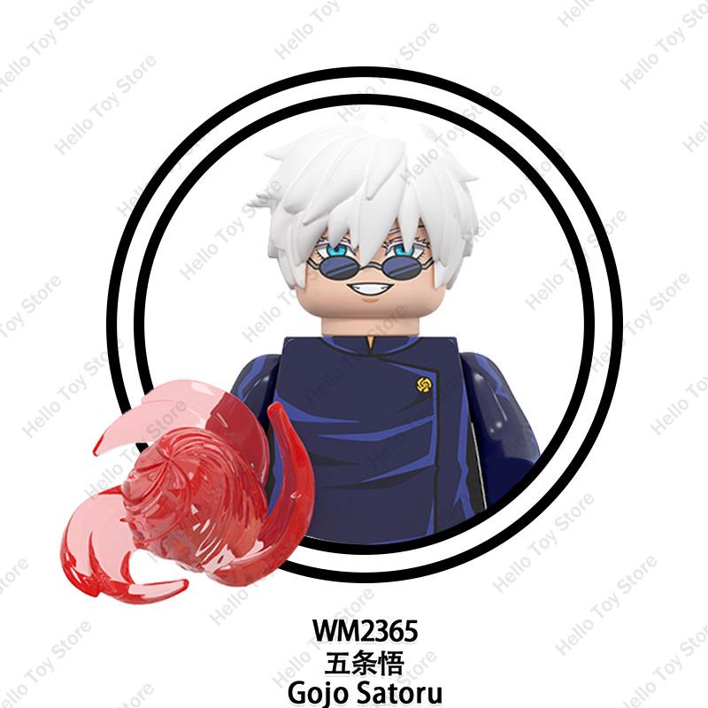 Jujutsu Kaisen Hot Anime Mini Acion Figures Satoru Gojo Model Classic Cartoon Building Blocks Itadori Yuji Dolls Bricks Toy Gift