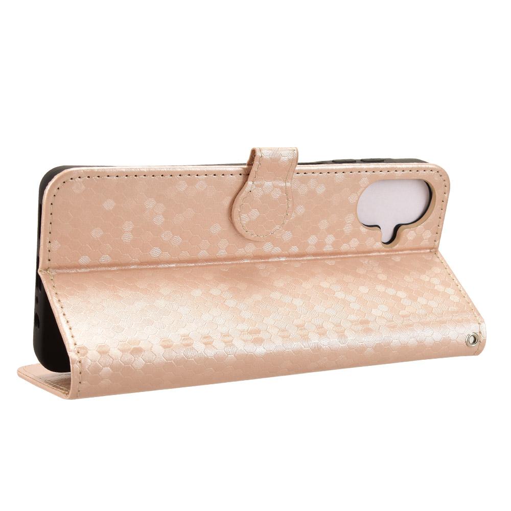 For Samsung Galaxy A07 5G/A07 4G Wallet Case Dot Pattern Imprint PU Leather Phone Cover with Wrist Strap