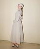 Candini Light Khaki Wind Long Skirt