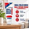 Wall Repair Cream 100ml with Built-in Small Roller Brush, Wall Touch Up Paste for Indoor Wall Surface