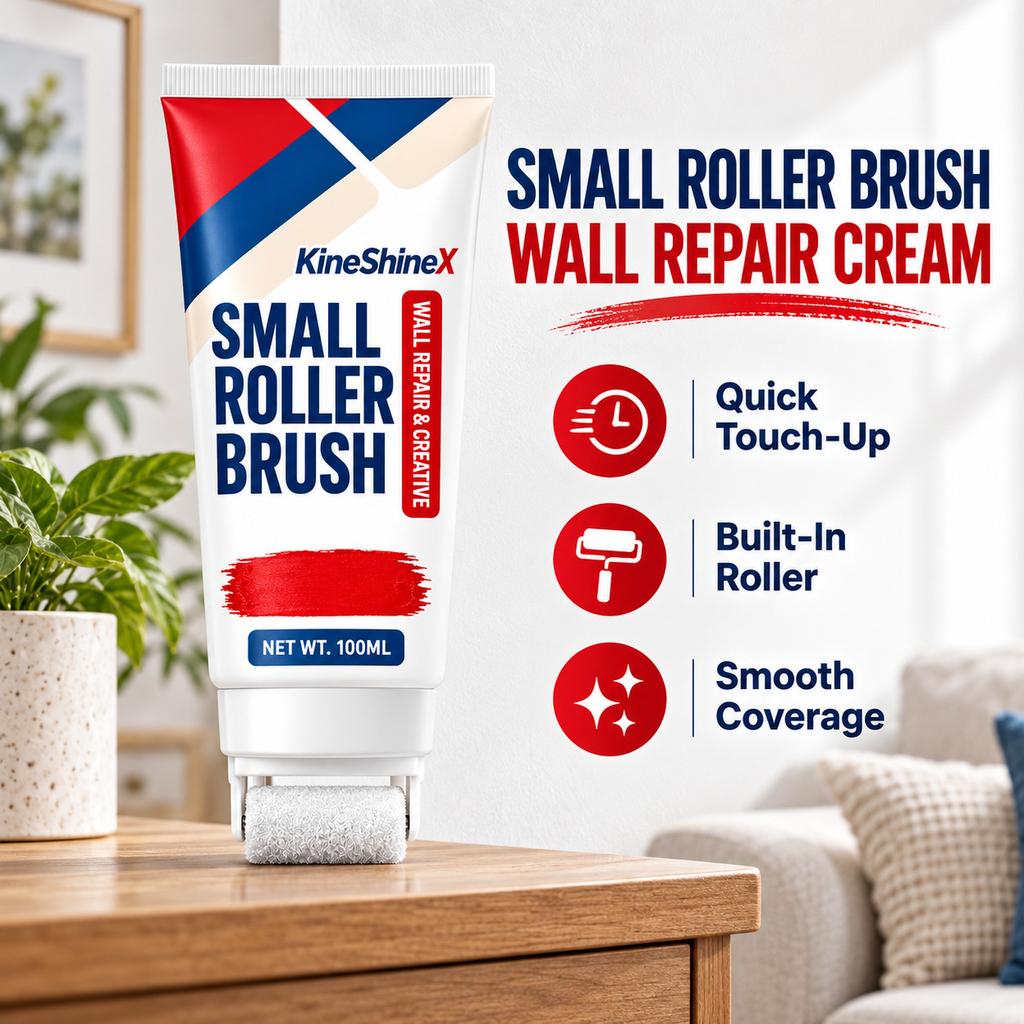 Portable Roller Type Wall Repair Cream, Convenient Wall Repair Paint for Daily Indoor Wall Minor Renovation and Touch-Up