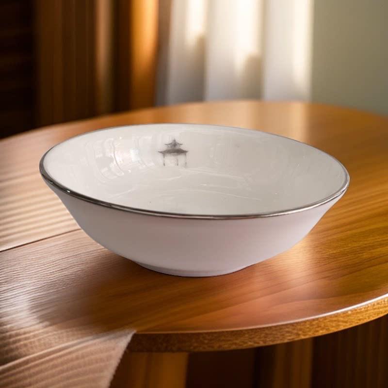 Luxury Lightweight Bone China Tableware Set - Thin, Durable Ceramic Plates, Bowls & Dishes for Hotels and Homes