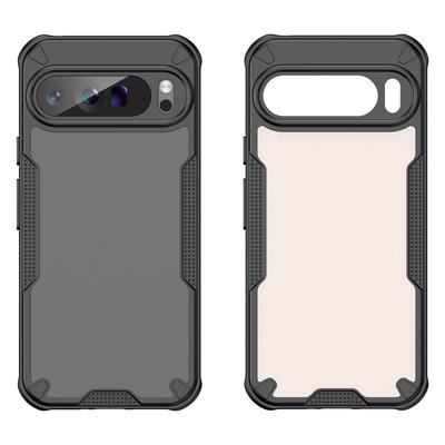 Do etui Google Pixel 9 Pro XL PC+TPU półprzezroczyste, matowe wykończenie, ochronne etui na telefon