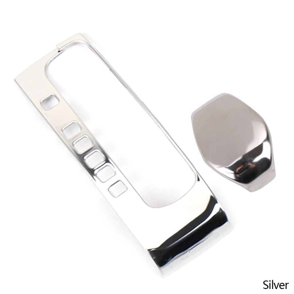 2PCS Car Shift Gear Panel Trim Automatic Transmission Shift Box Cover for Honda Civic 10Th Gen   2018 2017 2016 LHD