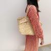 Women Bohemian Beach Handbag Rattan Wicker Straw Tote Bag Large Capacity Female Casual Travel Handbag