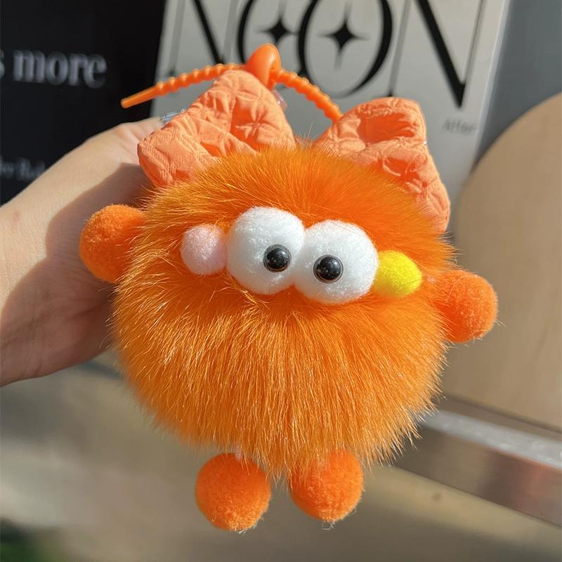 

Новый Креативный Бант для Волос с Лисой Маленькая Подвеска в виде Уголька Девичье Сердце Подвеска для Школьного Рюкзака Автомобильный Брелок Аксессуары Женщина оранжевый