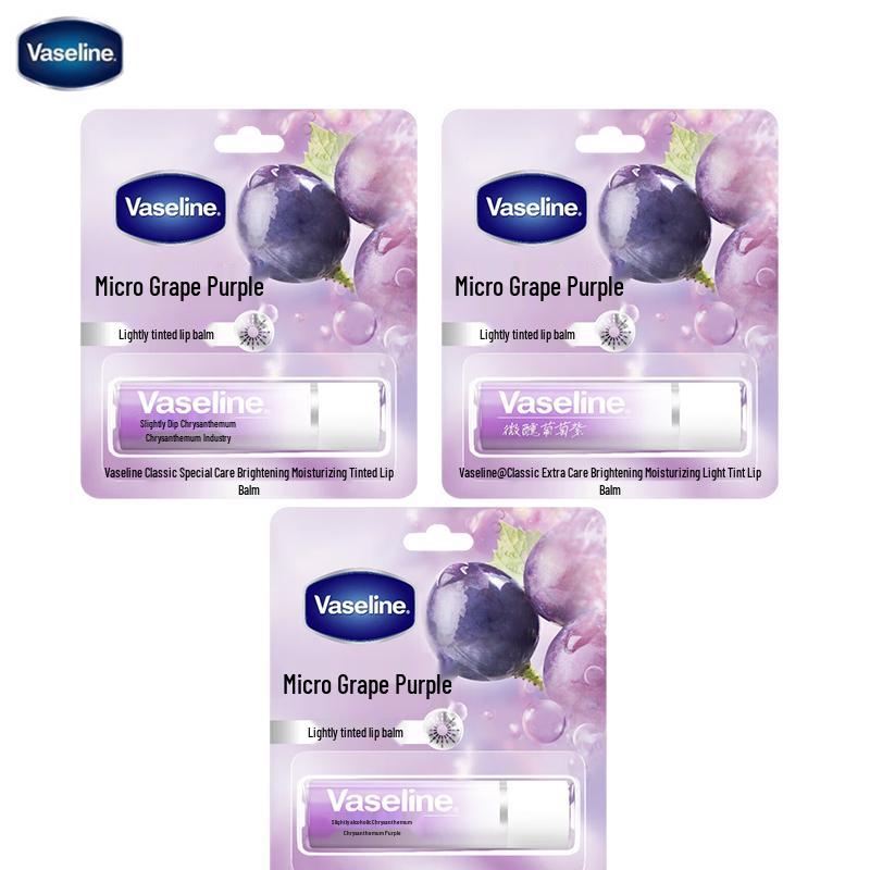 Vaseline Classic Care Tinted Lip Balm 3.5g x 3 Pack