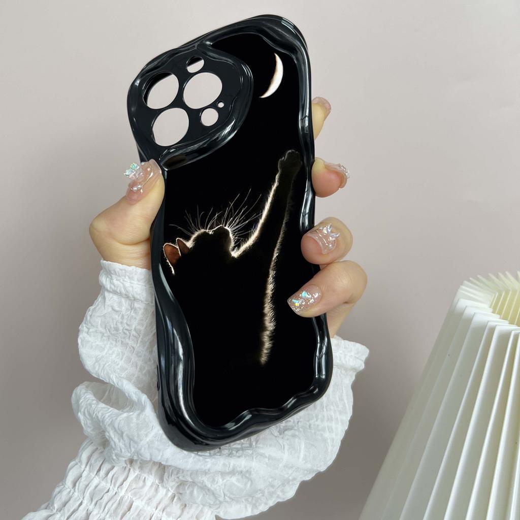 LZ10 Cat Body Language Clear Soft Wave Phone Cases for iPhone 15 13 Pro Max 12 Mini 14 8 Plus XS Max XR 6 Protection Back Cover