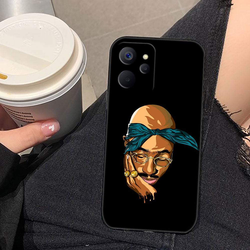 Rapper 2pac Tupac Yinuoda Phone Case For Realme C75 C71 C65 C63 C55 C53 C35 C33 C30 C21 C11 7 6 5 GT NEO 2 NARZO 50 X50 50I Case