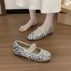 French small fragrant style Mary Jane inner height-increasing shoes children's 2025 new popular autumn versatile single shoes with skirts
