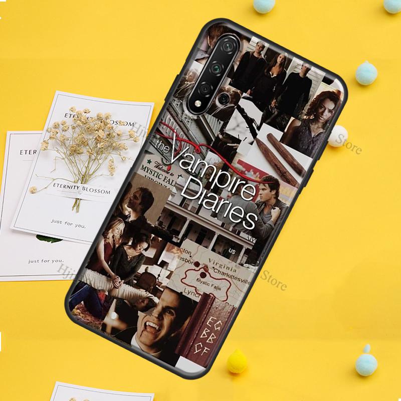 The Vampire Diaries Case For Huawei P30 P20 P40 P60 Pro P Smart Nova 9 5T Honor Magic 5 Lite X8 X9a 50 70 Cover