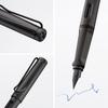 LAMY (Ramy) Safari Shiny Black Fountain Pen Black - Ergonomic Grip and Polished Steel Tip Size M ...