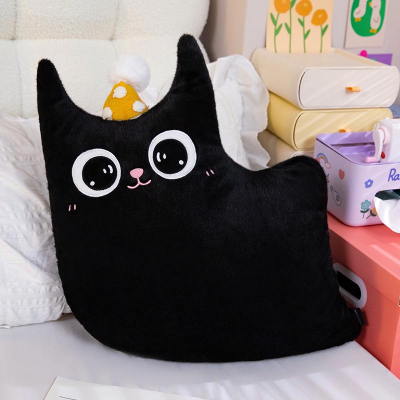 Soft cat throw pillow plush toy doll cat doll home pillow cushion girl doll