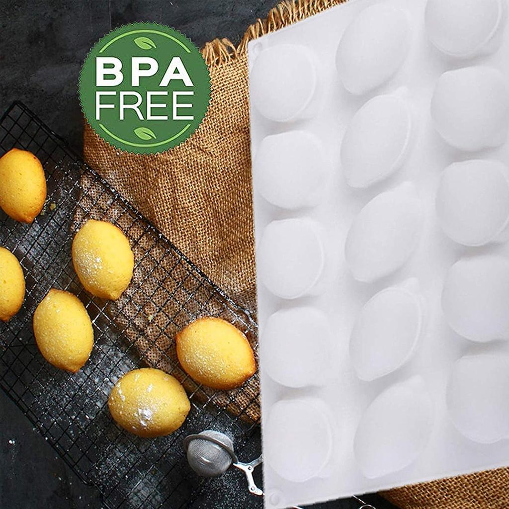 Silikonformen in Zitronenform, Mousse-Kuchenform, Kuchen, antihaftbeschichtet, 3D-Backform, Dessert, Käsekuchen, Backformen, Form für DIY-Gebäck, Süßigkeiten