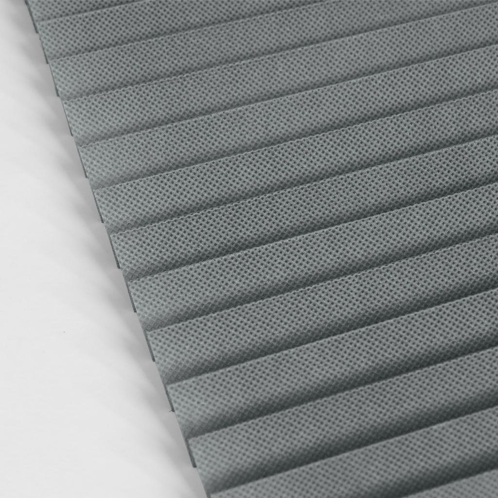 Temporary Blackout Blinds for Window, Self Adhesive Pleated Blinds Cordless No Drill Fabric Blinds Room Shades Blackout for Bathroom Kitchen Office