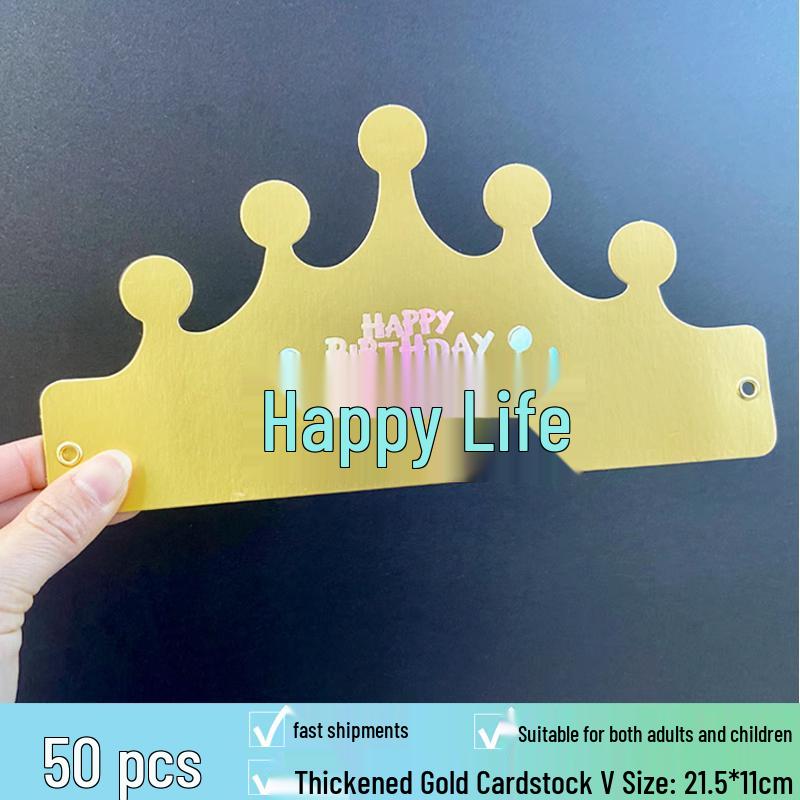 2025 Birthday Hat for Kids & Adults - First Birthday Party, Photo Props, Cake Hat