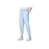 Li Ning X Disney Collaboration Sports Lifestyle Series SS22 Solid Color Tapered Knit Casual Sports Pants Women pants Aurora-Blue AKLSA28-2
