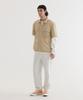 COVERNAT Nylon Fatigue Half Shirt Beige
