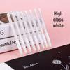 Oudemei 12-Color Pastel Highlighter Journal Pens, Watercolor & Outline for Drawing, Notes & Doodling, 1.0mm White Tip.