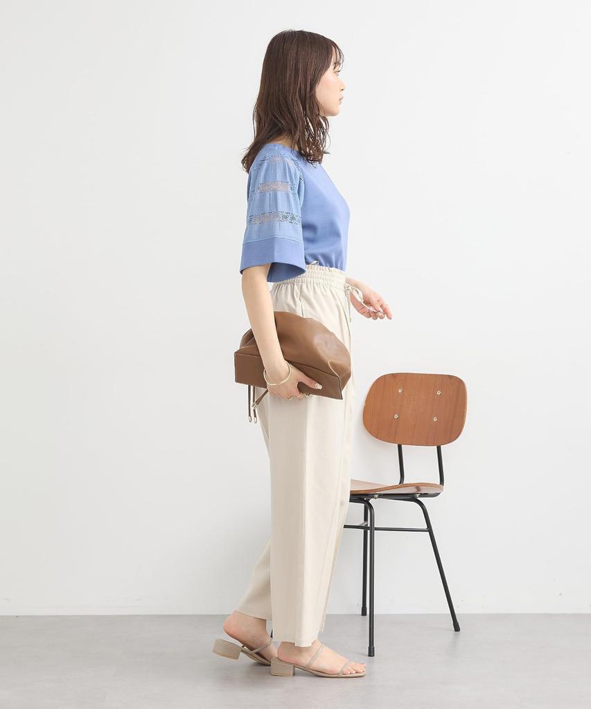 Earth Music Ecology Casual Flared Sleeve Lace Pullover & Women's