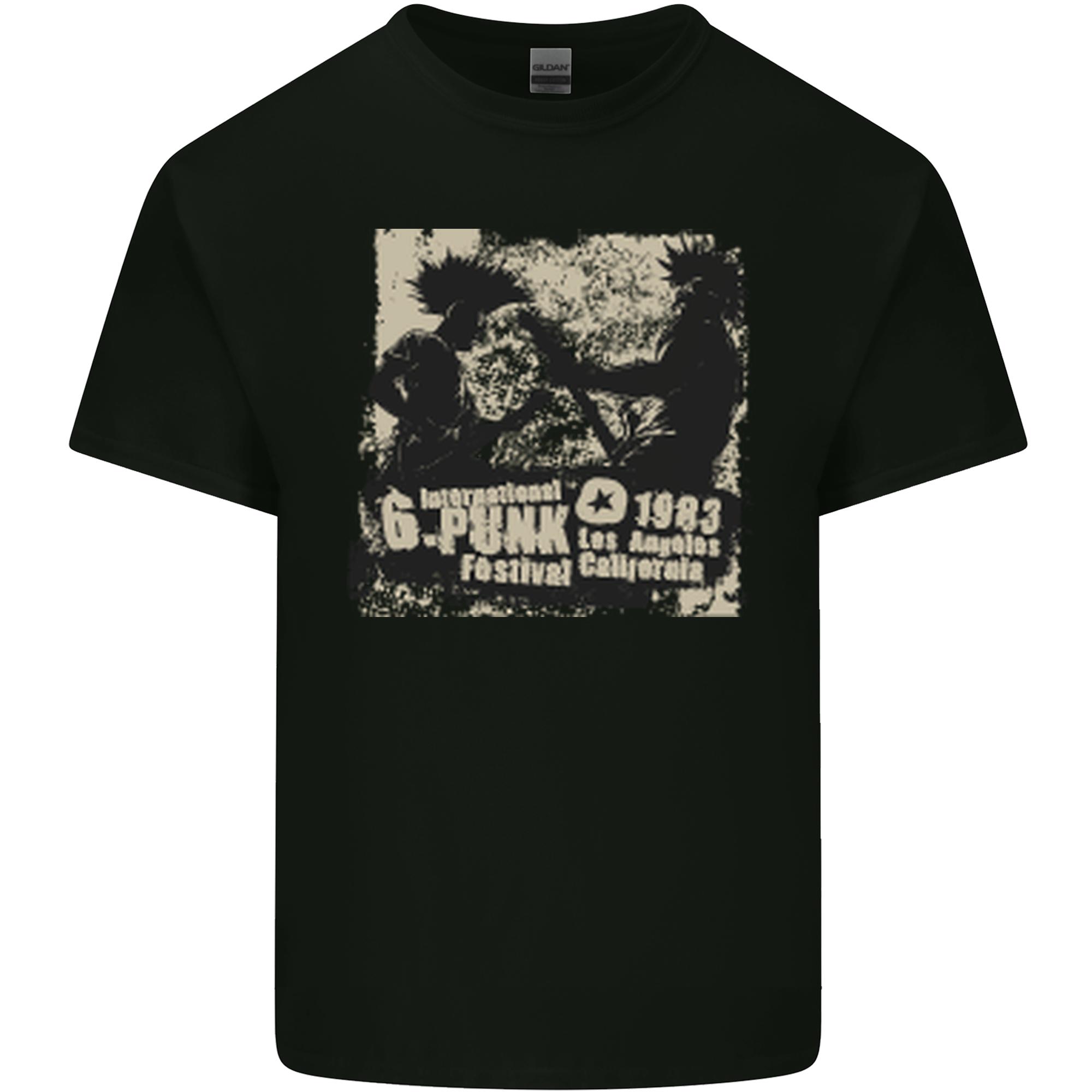 Punk Festival 1983 Music Rock n Roll Unisexs Light Cotton TShirt S