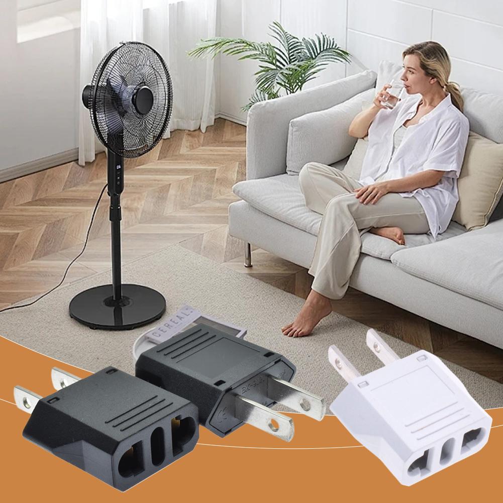 1/3PCS Converter USA Euro Small Travel Plug Connector Grounded AU US to EU Plug Adapter 6A European America to Australia Plug